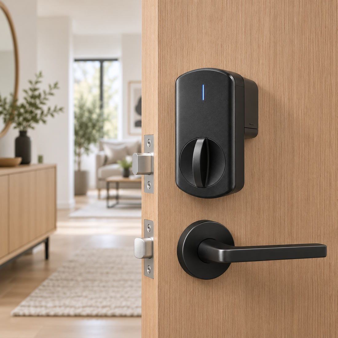 InoLock INO 03 uzstādīts uz durvīm